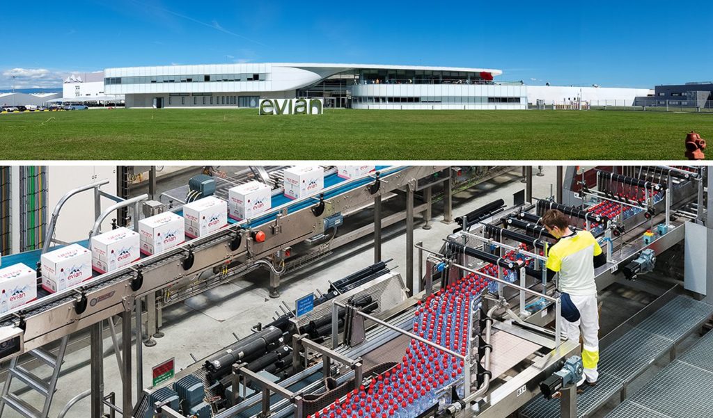 New Evian mineral water bottling plant ICE
