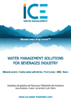 Solutions de gestion de l’eau pour l’industrie des boissons