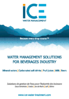 Water management solutions for beverages industry