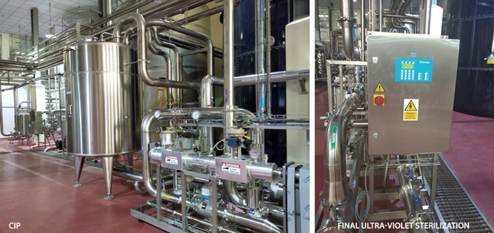 extension of a water treatment plant - pretreatment of the RO - hot cleanable RO