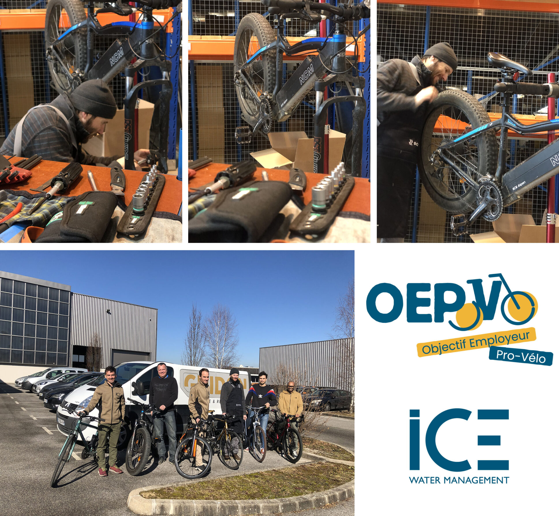 Employeur Pro Vélo - Employeur Pro Vélo programme - atelier entretien reparation chez ICE WM