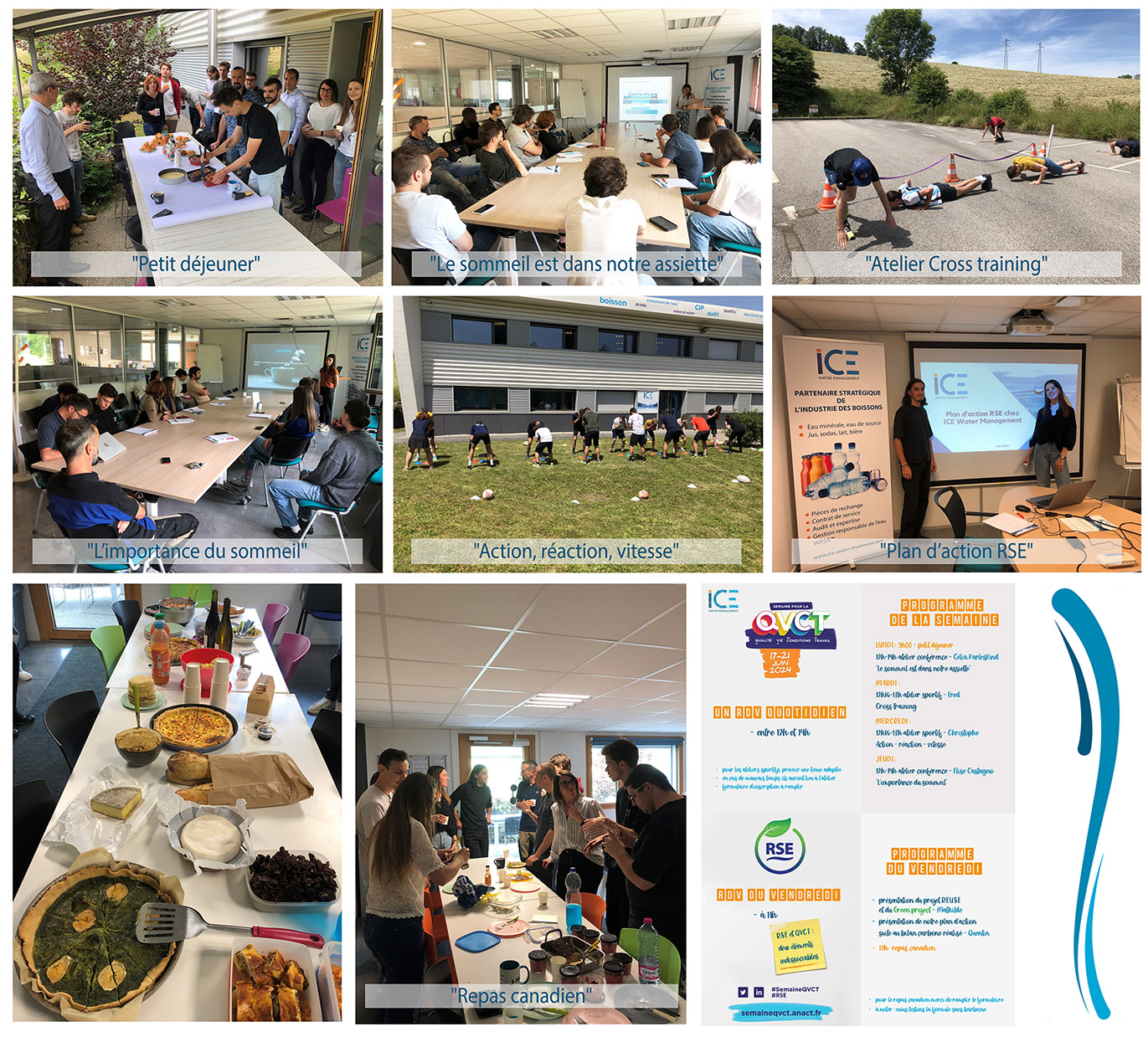 semaine QVCT chez ICE Water Management - Qualité de vie et des conditions de travail - QLWC