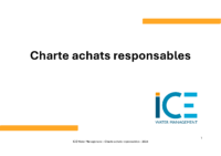 Responsible Purchasing Charter ICE Water Management 2024 – French version only